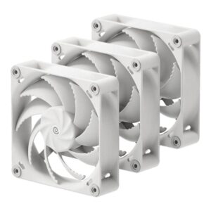 AeroCool HAVN H12 Performance 120mm PWM White Fan - Triple Pack