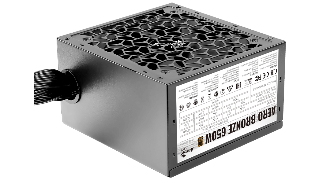 AeroCool Aero Bronze 650W Desktop Power Supply