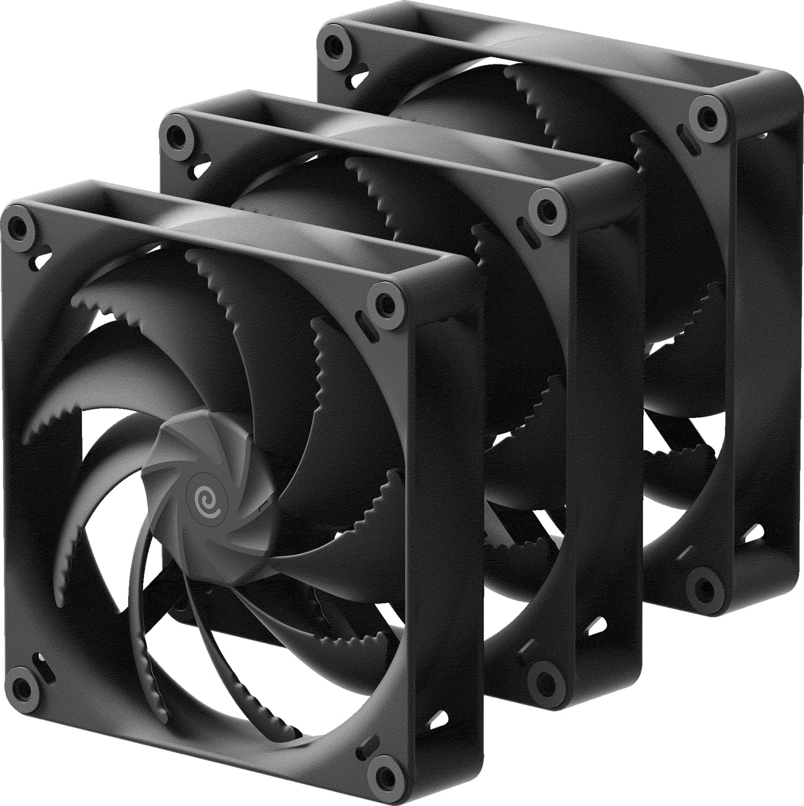 AeroCool HAVN H14 140mm PWM Black Case Fan - Triple Pack