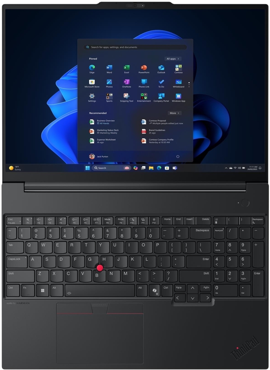 Lenovo Thinkpad E16 Gen3 16" WUXGA (1920 x 1200 resolution) Black Notebook