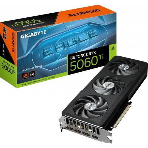 Gigabyte GeForce RTX 5060 Ti EAGLE MAX OC 8G 8GB GDDR7 128-bit PCIe 5.0 Desktop Graphics Card