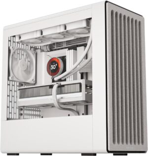 HAVN BF 360 Flow Tempered Glass White SGCC Steel E-ATX Mid Tower Desktop Chassis HAVN BF 360 Flow Tempered Glass White SGCC Steel E-ATX Mid Tower Desktop Chassis