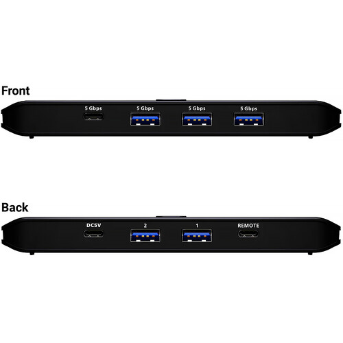 ATEN Essentials 2 x 4 USB 3.2 Gen 1 Sharing Switch