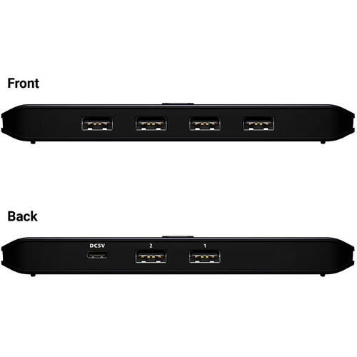 ATEN Essentials 2 x 4 USB 2.0 Sharing Switch