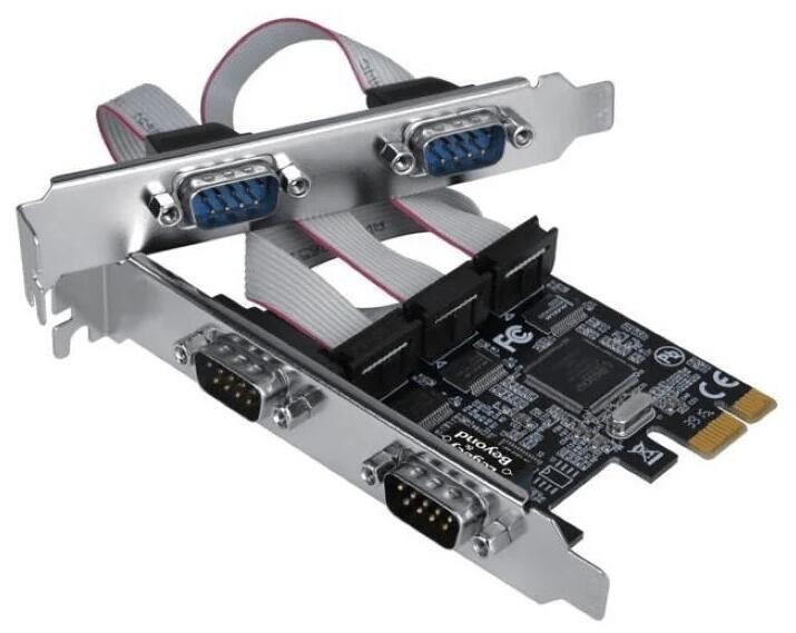 Vantec 4 port Serial RS322 PCI-e Host Adapter Card