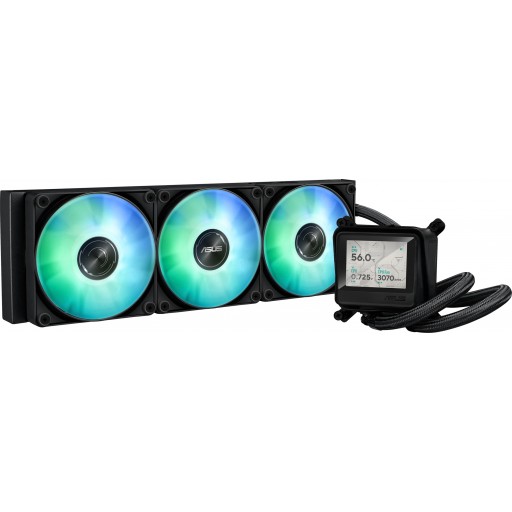 ASUS MAX Gaming LC 360 ARGB LCD 360mm Liquid CPU Black Cooler