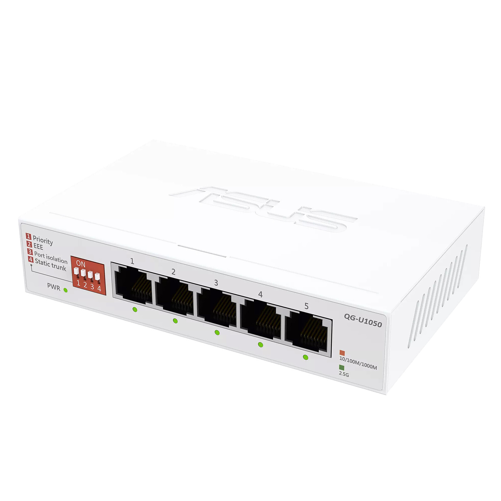 ASUS QG-U1050 5-Port 2.5G Ethernet Unmanaged Switch