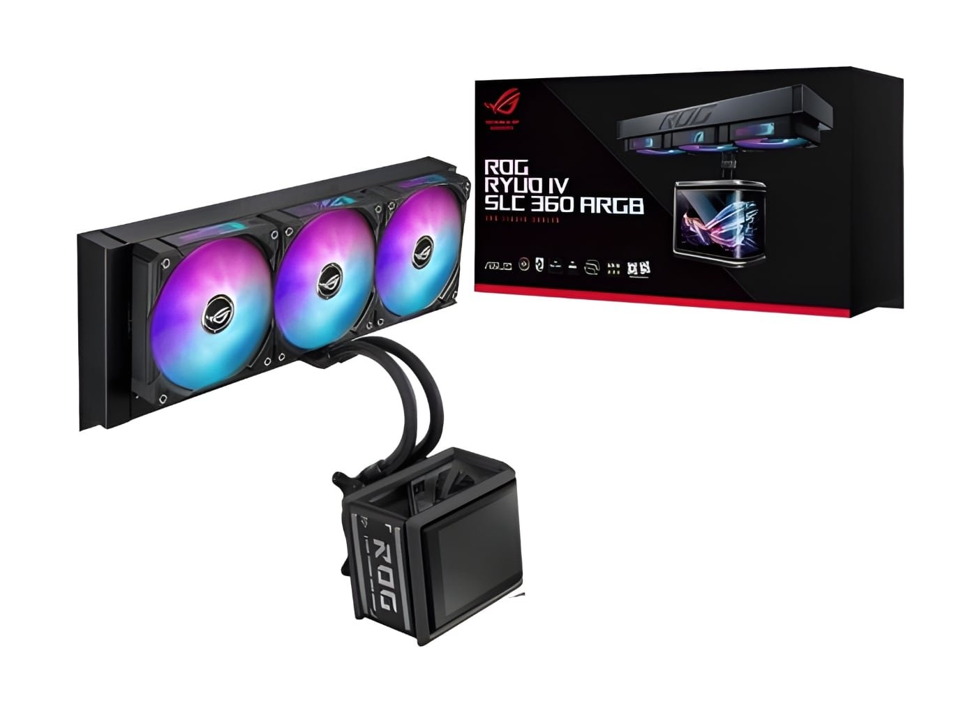 ASUS ROG RYUO IV SLC 360 ARGB 360mm Black Liquid CPU Cooler