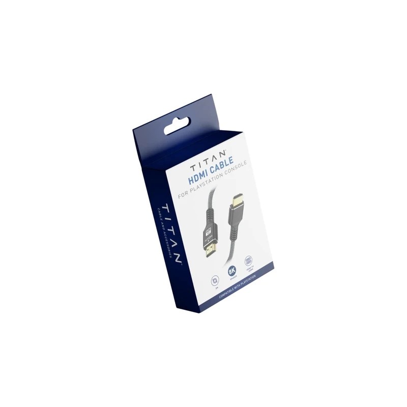 Titan 2m High-Speed HDMI Cable 8K @ 60Hz for PS Black