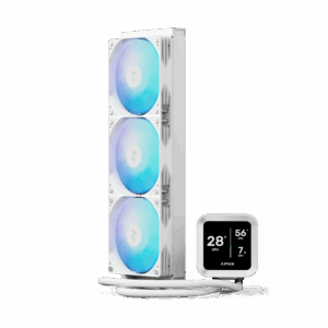AeroCool APNX LC1-D 360 Digital ARGB 360mm AiO Liquid CPU Cooler - White