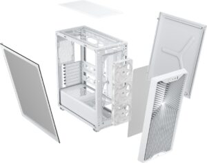 Corsair 3200D RS Tempered Glass White Steel ATX Mid-Tower Desktop Chassis Corsair 3200D RS Tempered Glass White Steel ATX Mid-Tower Desktop Chassis