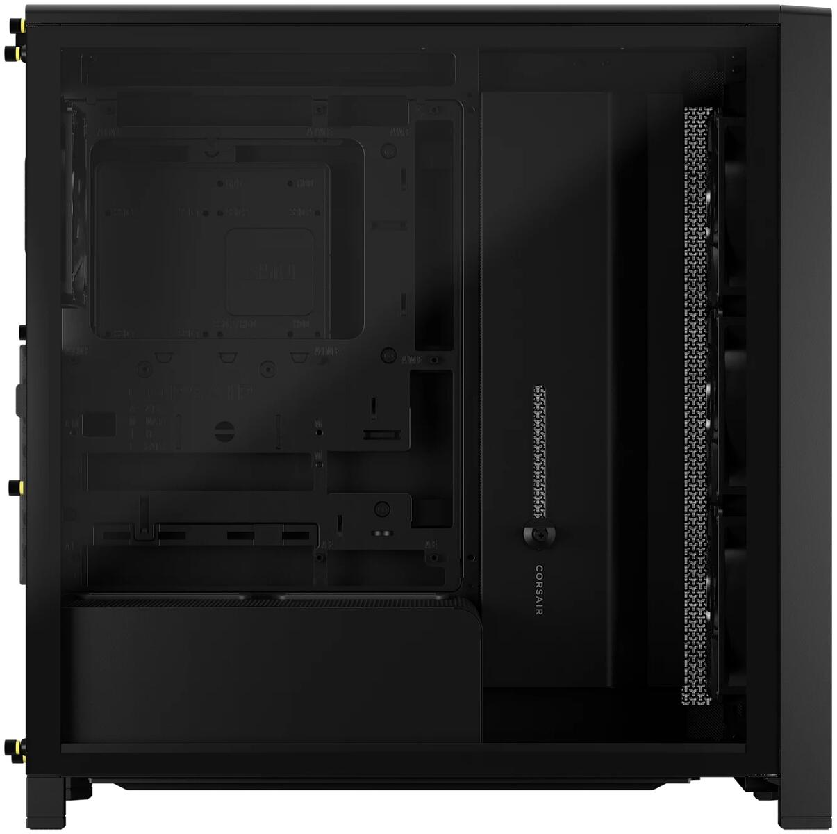 Corsair FRAME 4000D WOOD RS Tempered Glass Black Walnut Steel E-ATX Mid Tower Desktop Chassis