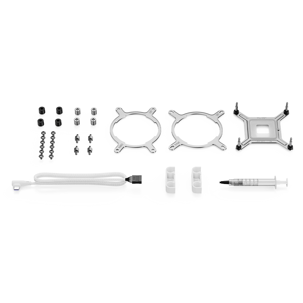 AeroCool APNX LC1-D 360 Digital ARGB 360mm AiO Liquid CPU Cooler - White