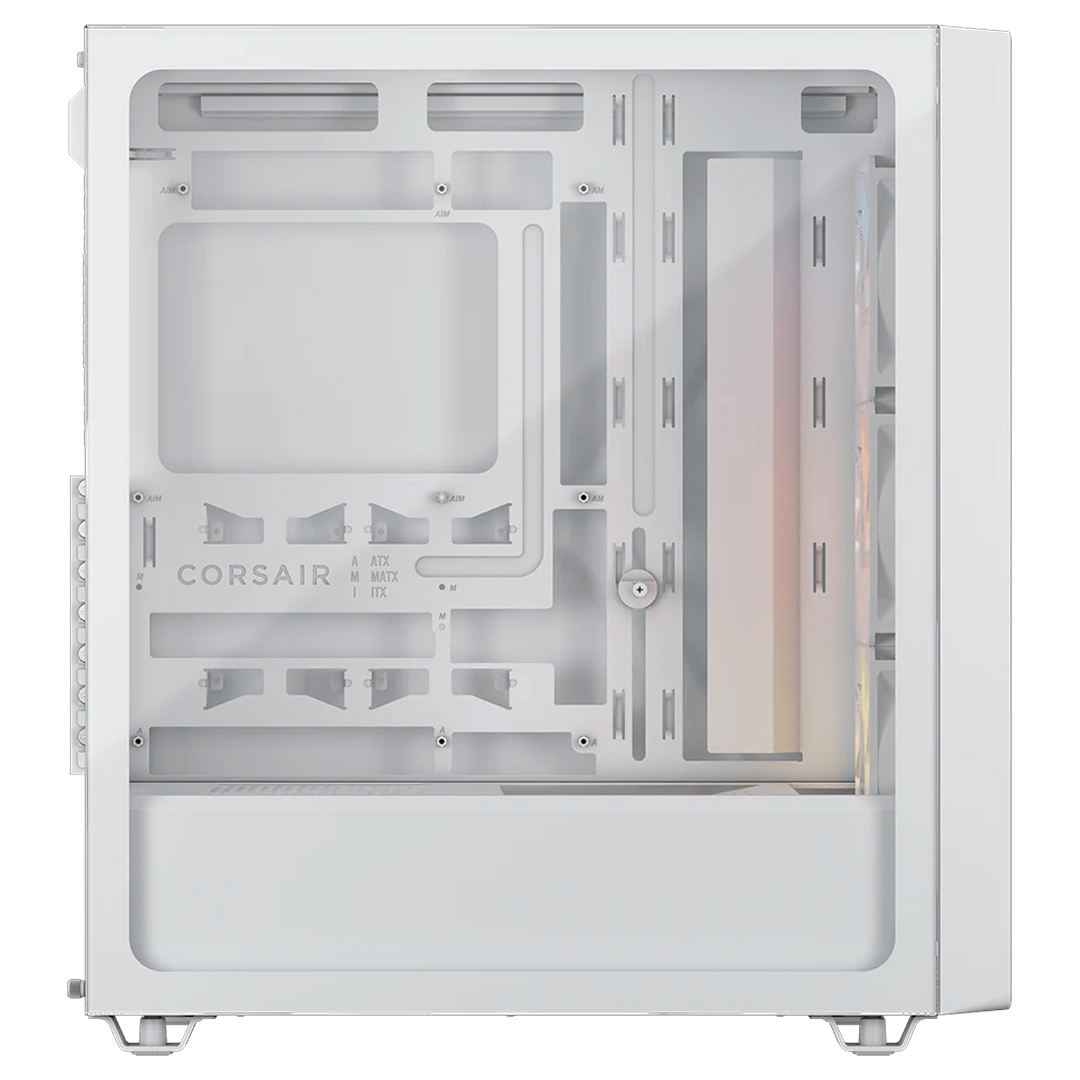 Corsair 3200D RS ARGB Tempered Glass White Steel ATX Mid-Tower Desktop Chassis