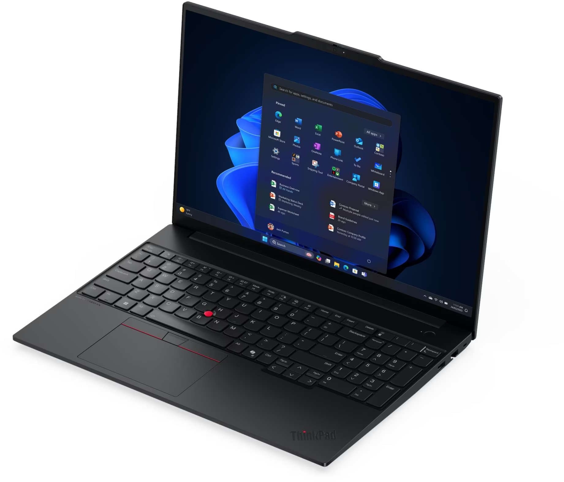 Lenovo ThinkPad E16 Gen 4 16" WUXGA (1920x1200) Black Aluminium Laptop