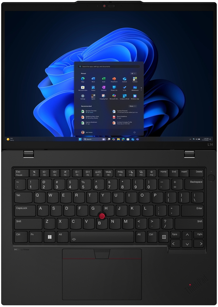 Lenovo Thinkpad L14 Gen 6 14" WUXGA (1920 x 1200 resolution) Black Laptop