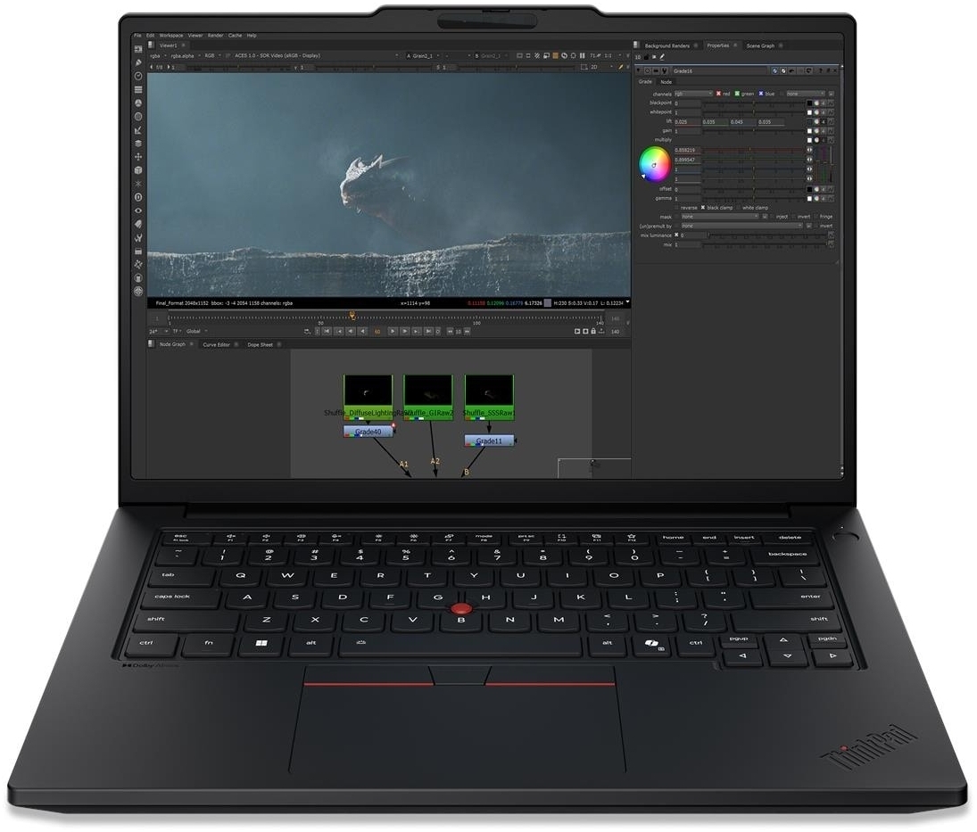 Lenovo Thinkpad P14s gen7 14.5" 3K (3072 x 1920 resolution) Black Notebook