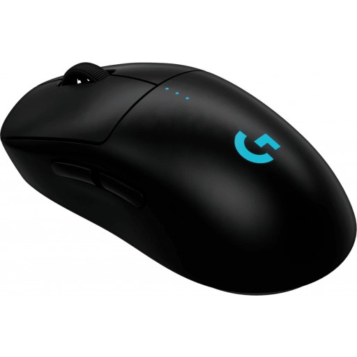 Logitech PRO 2 LIGHTSPEED 44K HERO 2 Optical LIGHTFORCE Opto-Mechanical Ambidextrous Black Wireless Gaming Mouse
