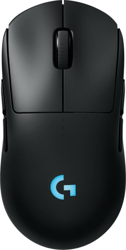 Logitech PRO 2 LIGHTSPEED 44K HERO 2 Optical LIGHTFORCE Opto-Mechanical Ambidextrous Black Wireless Gaming Mouse