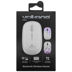 Volkano Coral series Bluetooth Wireless Mouse – White