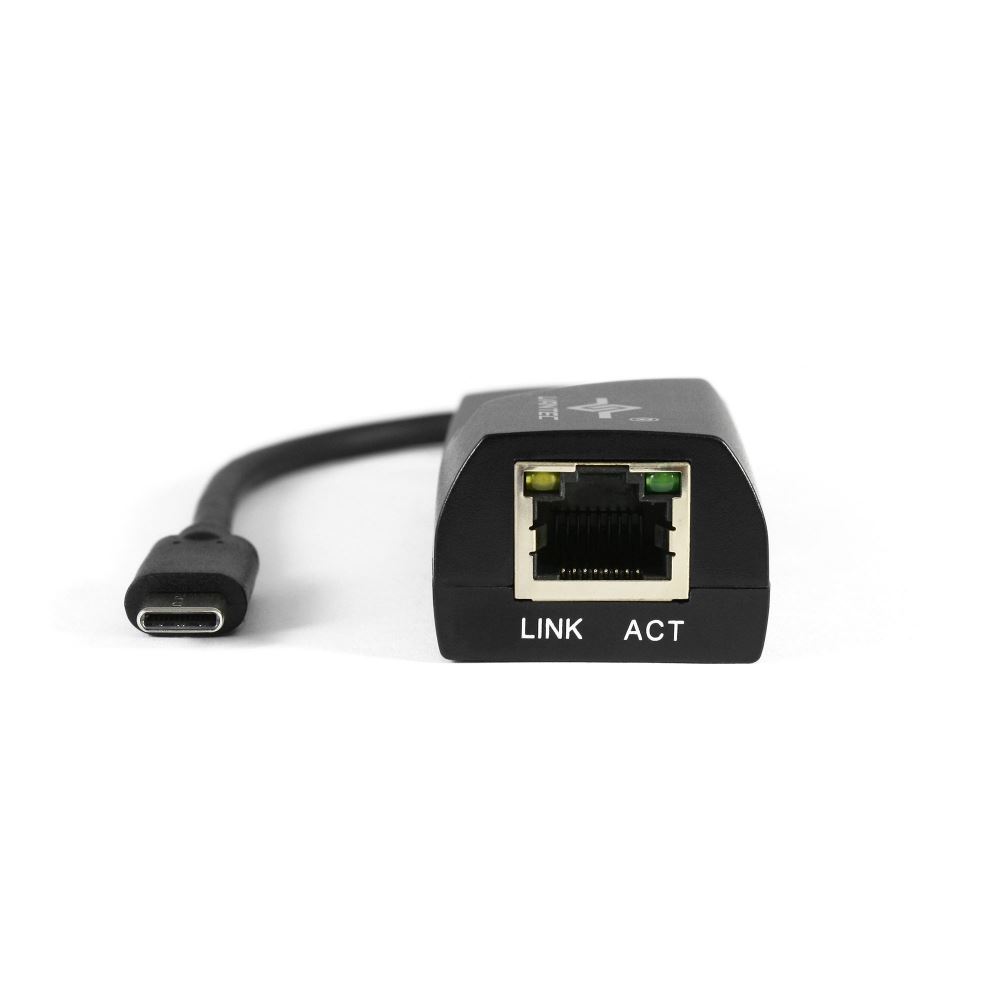 VANTEC USB 5Gb/s Type-C Gigabit Ethernet RJ-45 Black Network Adapter