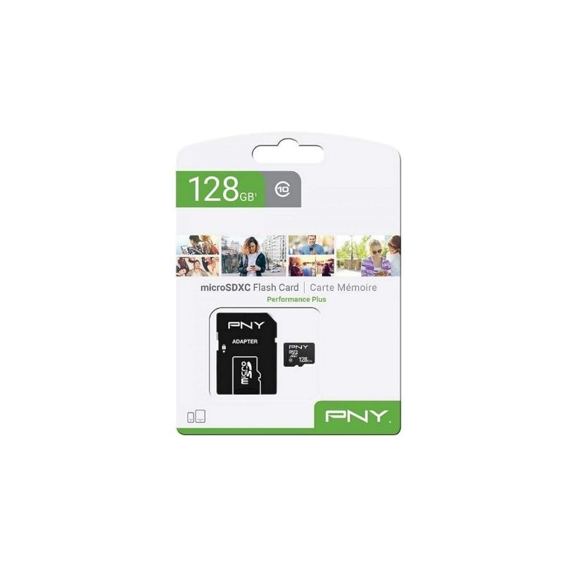PNY 128GB microSDXC UHS-I Class 10 Memory Card