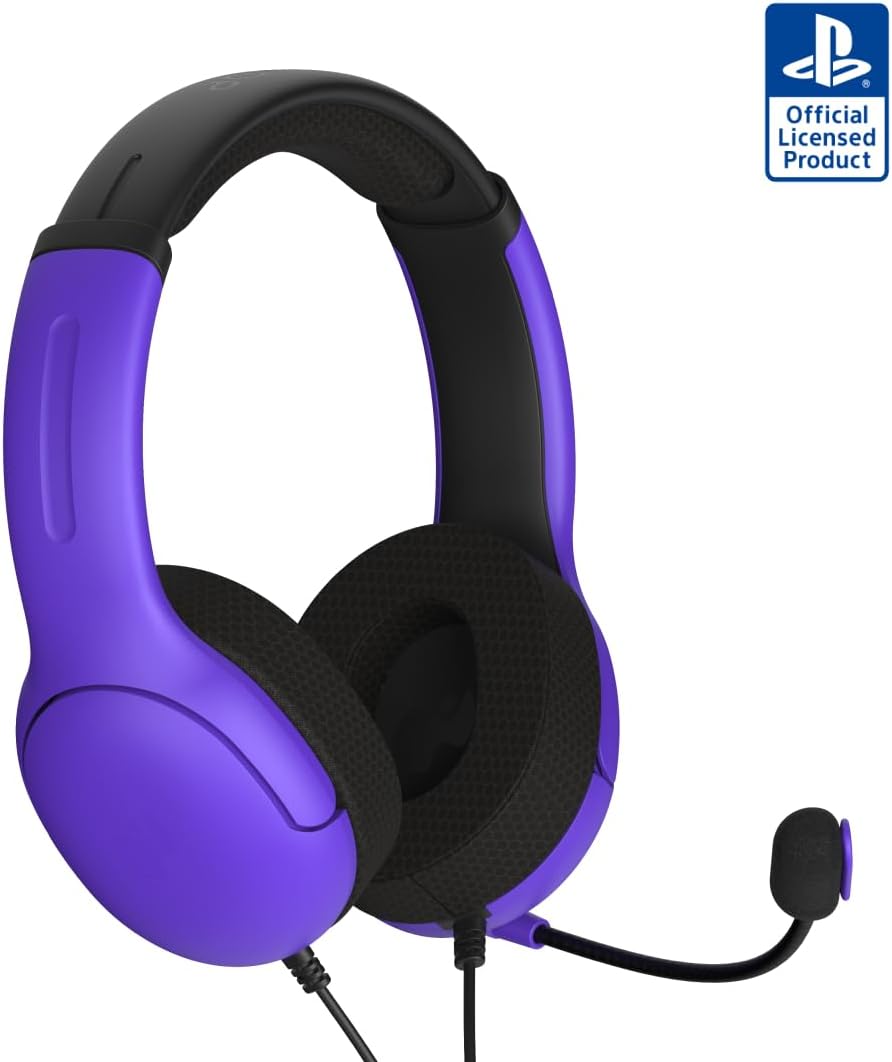 PDP AIRLITE Wired Gaming Headset for PlayStation Ultra Violet