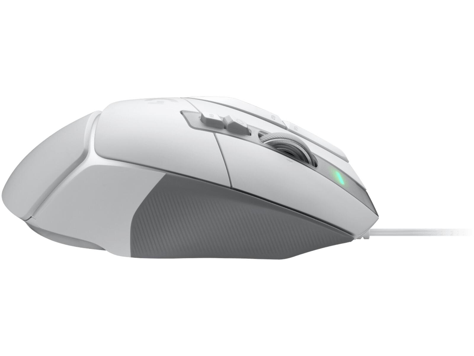Logitech G502 X Wired Gaming Mouse with Lightforce Hybrid Switches - White