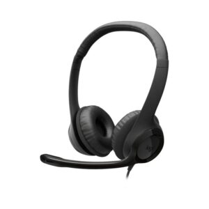 LOGITECH H390 USB-C Computer Headset with Noise-Cancelling Mic Black