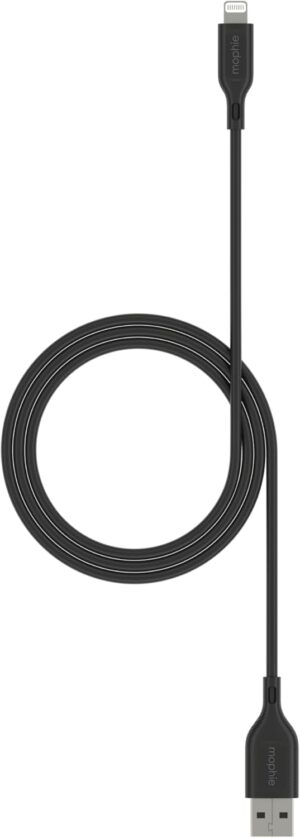 ZAGG Mophie 2m Essentials USB-A to Lightning Cable Black
