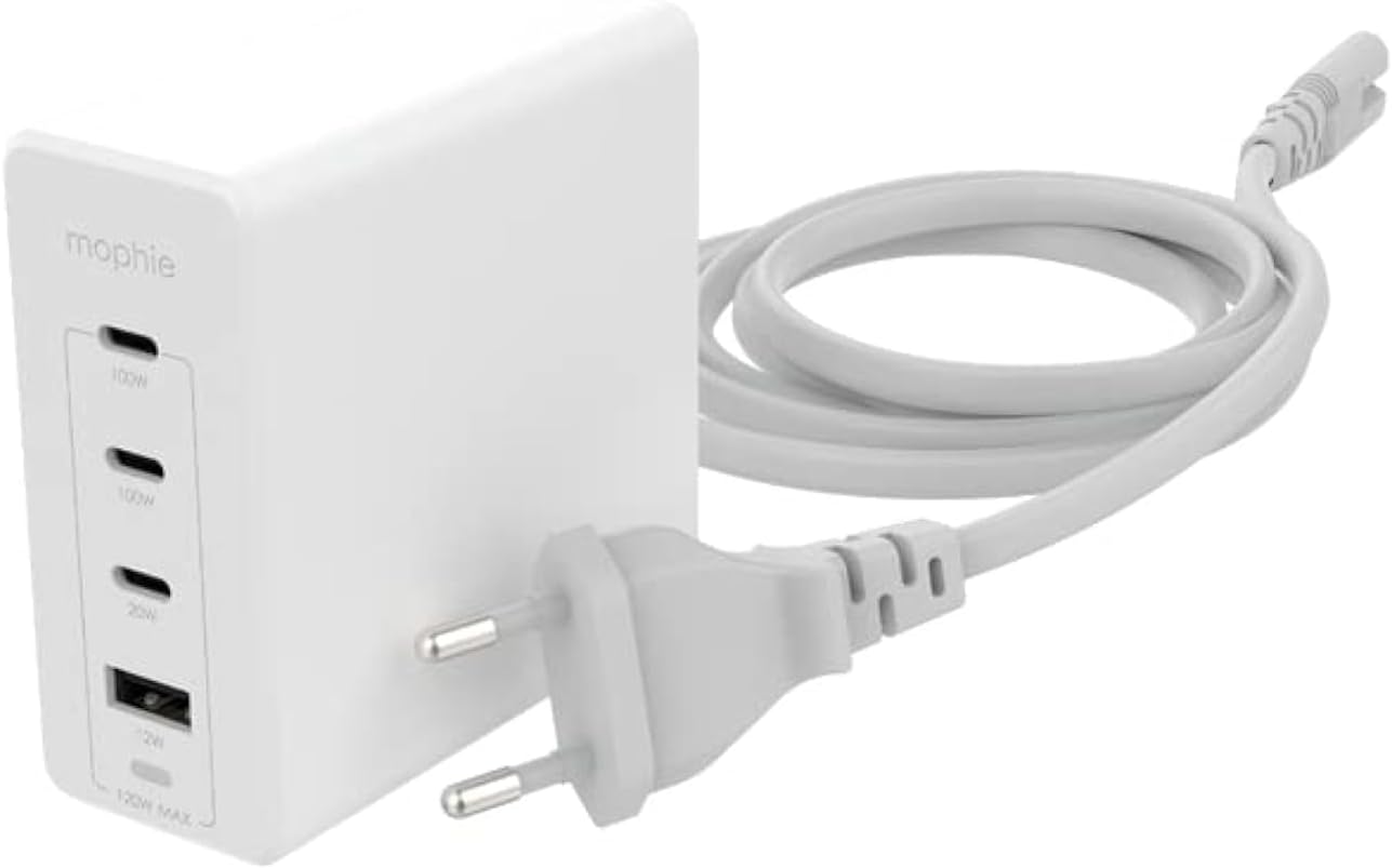 ZAGG Mophie 120W GaN USB-C PD Wall Adapter EU White