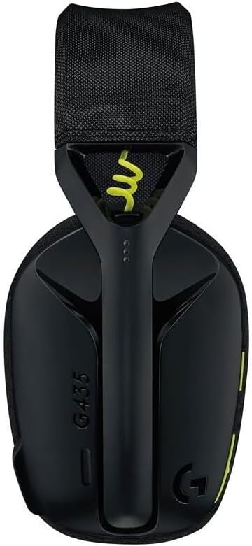 Logitech G435 Lightspeed Wireless Gaming Headset Black and Neon Yellow