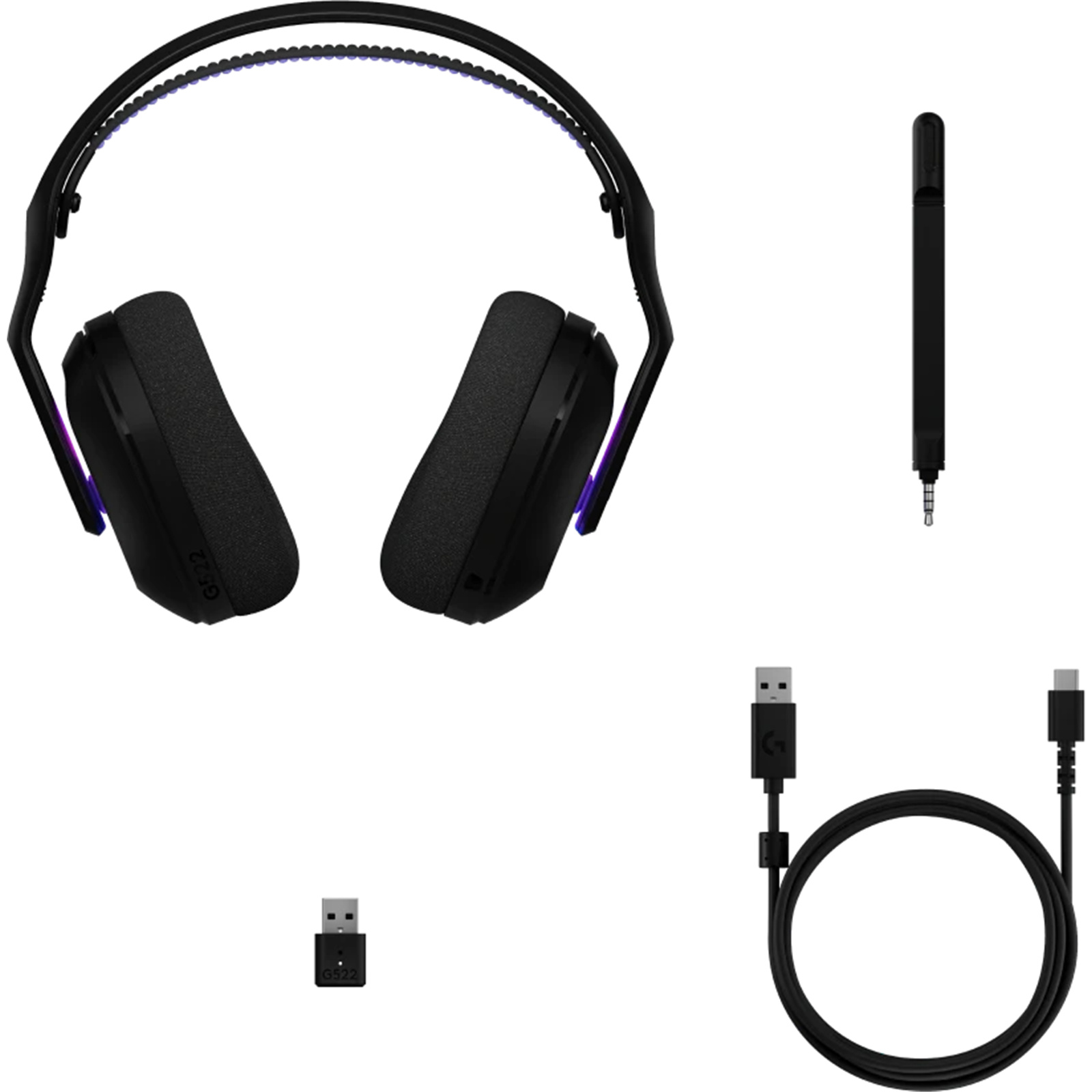 Logitech G522 LIGHTSPEED Wireless Gaming Headset - Black