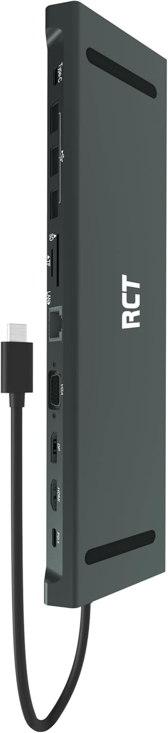 RCT SD-13 USB-C 13-in-1 Docking Station