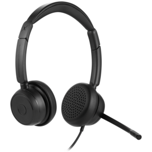 VolkanoX Chat Series mk3 ENC Teams Wired Headset Black