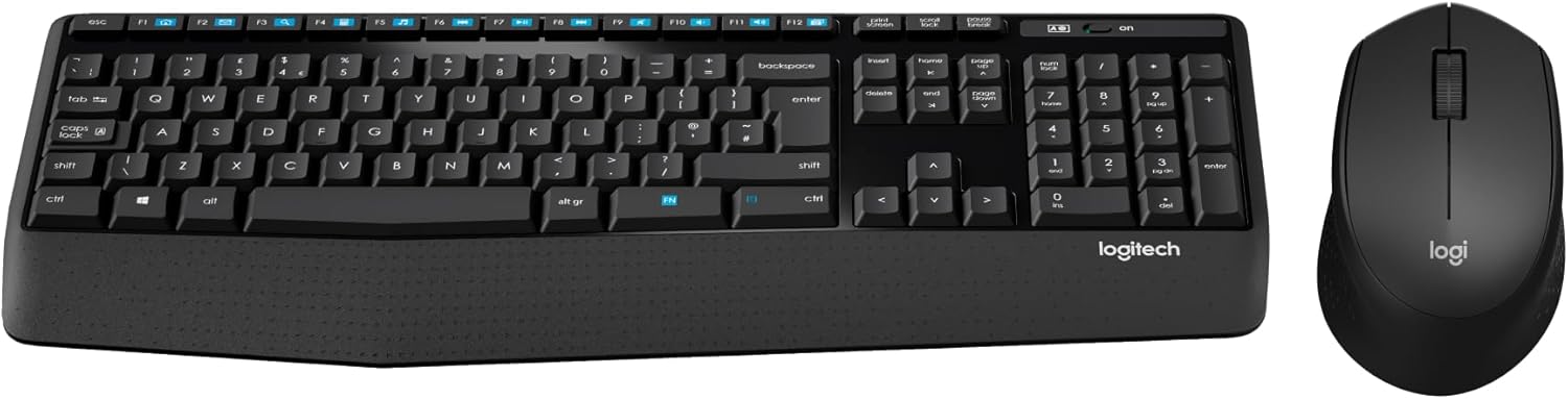 Logitech MK345 Wireless Combo 2.4 GHz Full-Size Keyboard & Mouse