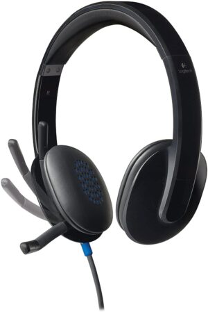 Logitech H540 Wired USB Headset with Noise Cancelling Mic