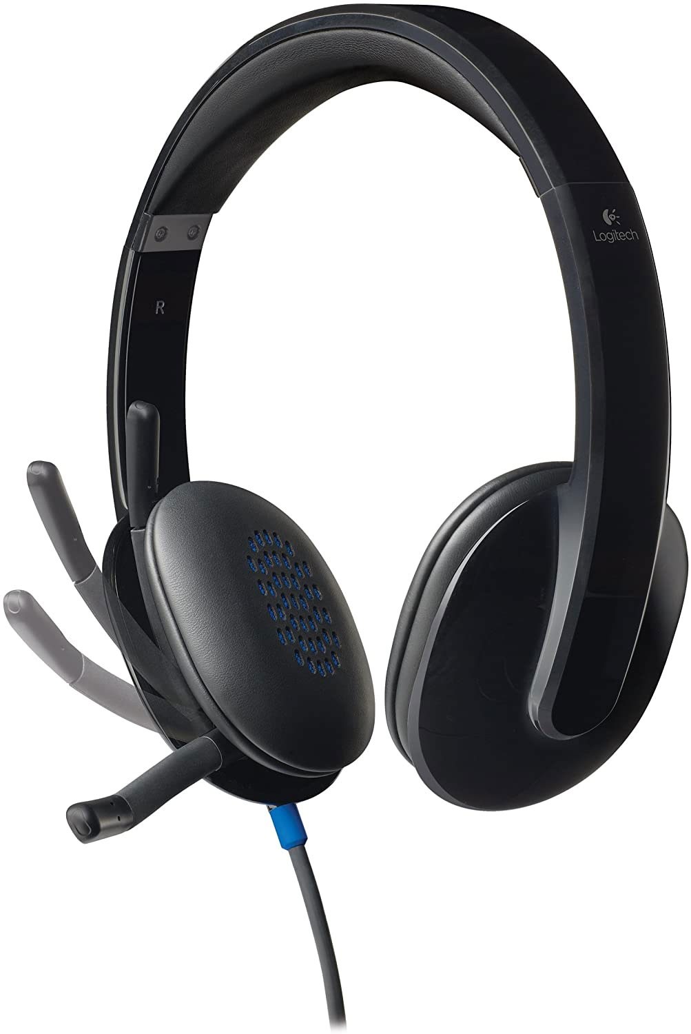 Logitech H540 Wired USB Headset with Noise Cancelling Mic