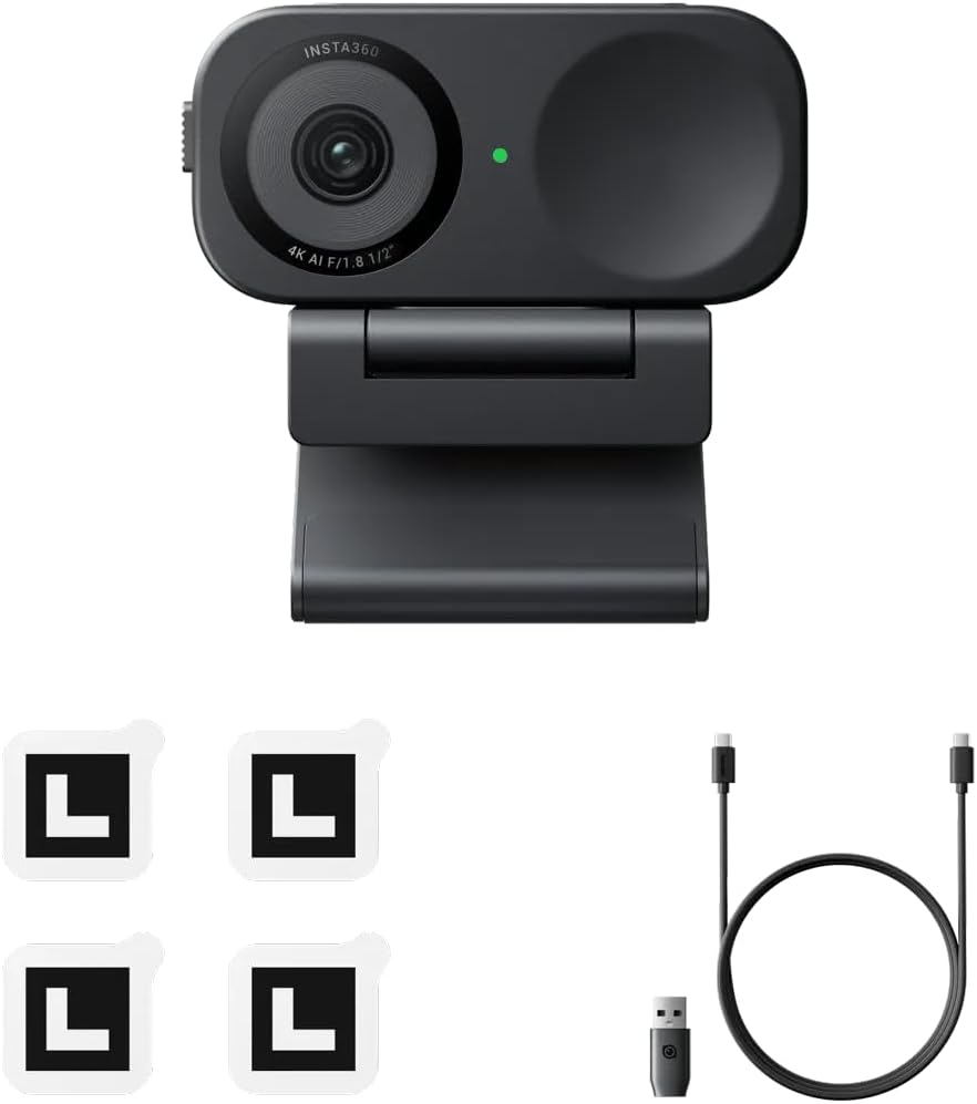 Insta360 Link 2C Standard Edition AI Webcam - Graphite Black