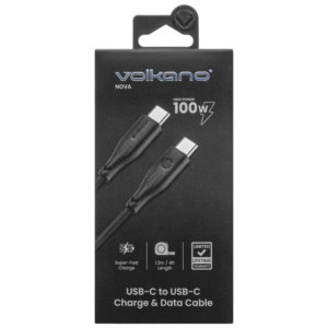Volkano Nova Series 10W Type-A to Lightning TPE Cable Black Volkano Nova Series 10W Type-A to Lightning TPE Cable Black