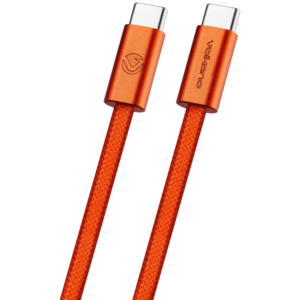 Volkano Weave Series 60W Type-C Male to Male Cable 1.2m Orange Volkano Weave Series 60W Type-C Male to Male Cable 1.2m Orange