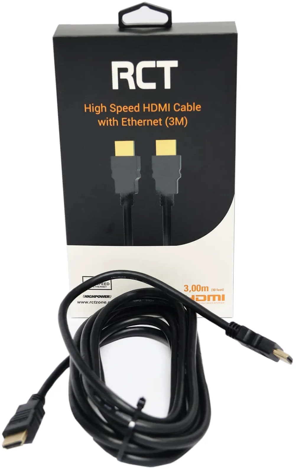 RCT 3m Micro HDMI Male TO HDMI Male Cable