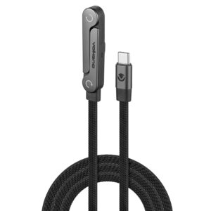 Volkano Kick Series 240W USB-C Cable Black Volkano Kick Series 240W USB-C Cable Black