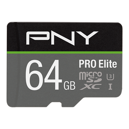PNY PRO Elite 64GB High Endurance Class 10 U3 V30 Memory Card