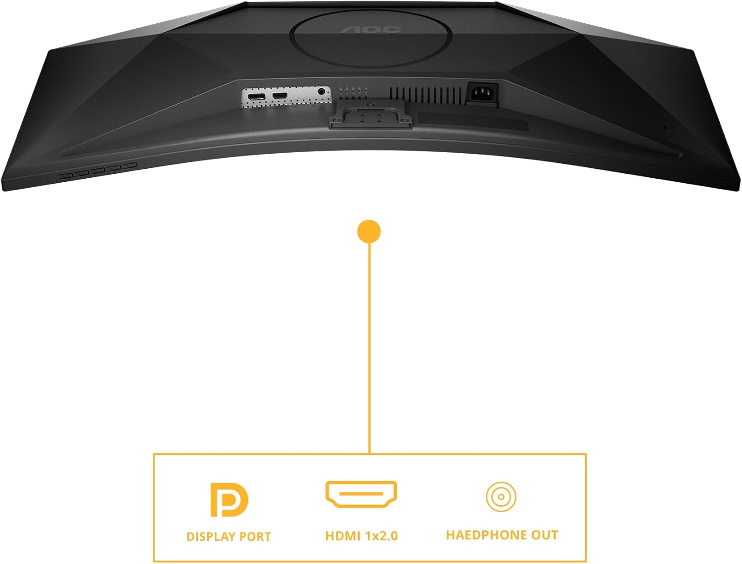 AOC CU34B3E 34" UWQHD (3440x1440) 180Hz Curved Gaming Monitor