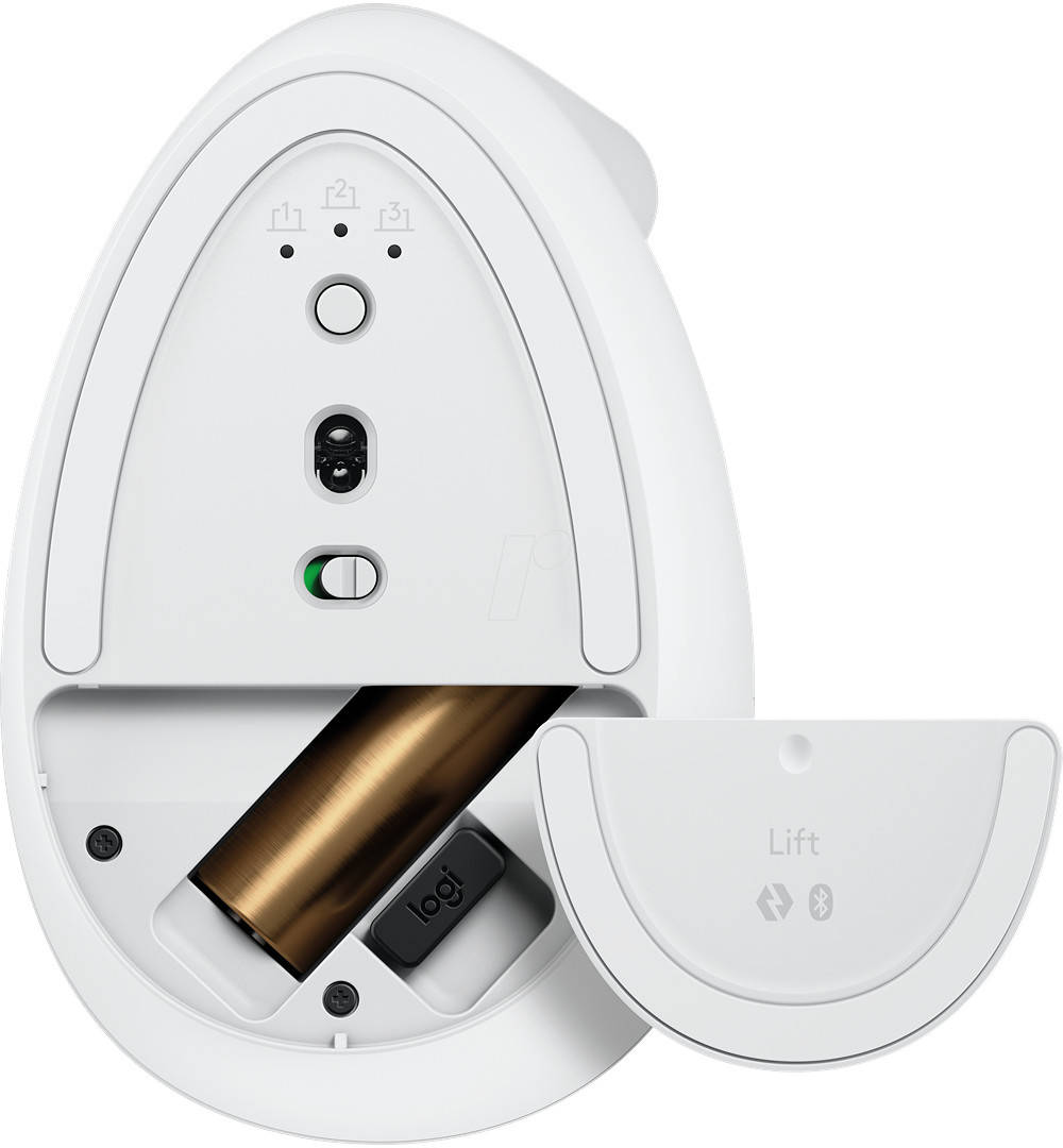 Logitech Lift Vertical Ergonomic Mouse Off-White