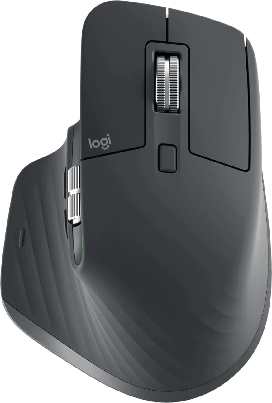 Logitech MX Master 3S Bluetooth Performance 8000 DPI Darkfield Graphite Grey Wireless Mouse