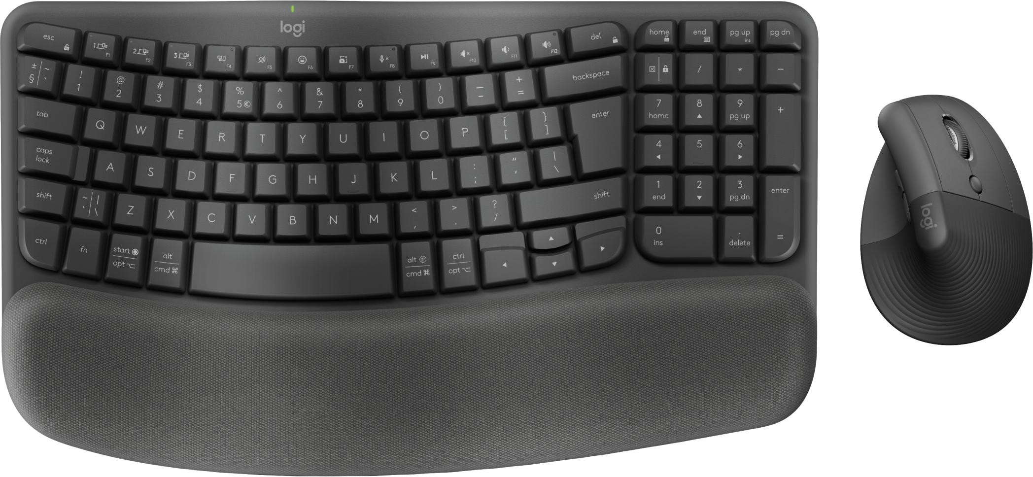 Logitech Wave Keys & Lift Keyboard & Mouse Combo