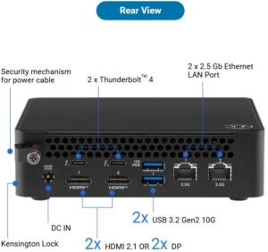 Asus NUC 16 Pro L6 Mini PC - Core Ultra 5 325 4.5GHz, No RAM, No SSD, No OS