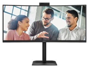 AOC CU34E4CW 34" UWQHD (3440x1440) 120Hz 4ms VA Adaptive Sync Desktop Monitor